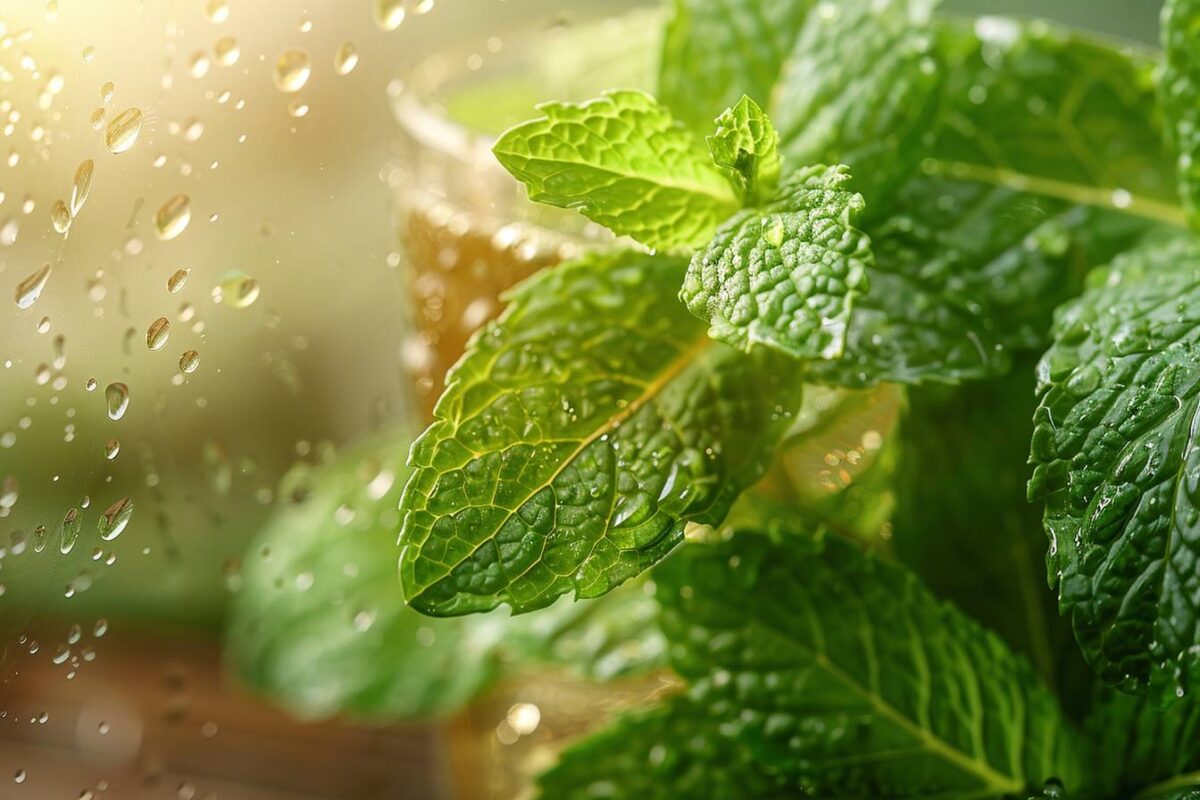 Techniques éprouvées pour préserver la fraîcheur de votre menthe et enchanter vos plats et boissons